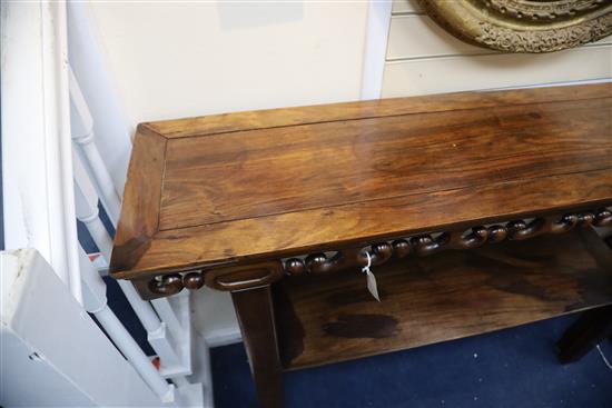 A Chinese hongmu altar table, W. 5ft. D.1ft. 3in. H.3ft 3.5in.